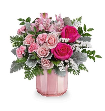 Teleflora's Blushing Gem Bouquet