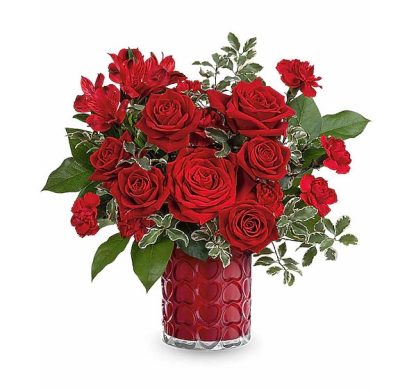 Teleflora's Radiant Hearts Bouquet