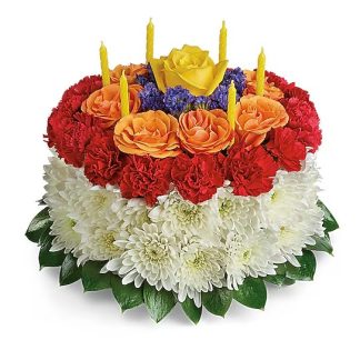 Your Wish Is Granted Birthday Cake Bouquet