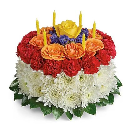 Your Wish Is Granted Birthday Cake Bouquet