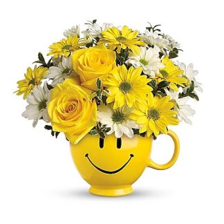 Teleflora's Be Happy® Bouquet with Roses