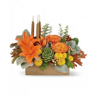 Teleflora's Fall Bamboo Garden