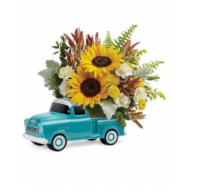 Teleflora's Chevy Pickup Bouquet