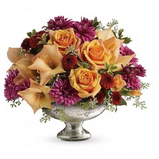 Teleflora's Elegant Traditions Centerpiece