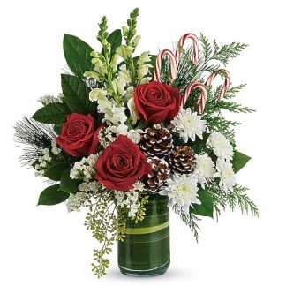 Teleflora's Festive Pines Bouquet