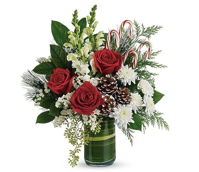 Teleflora's Festive Pines Bouquet
