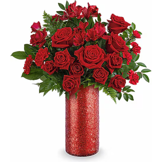 Teleflora's All My Rouge Bouquet