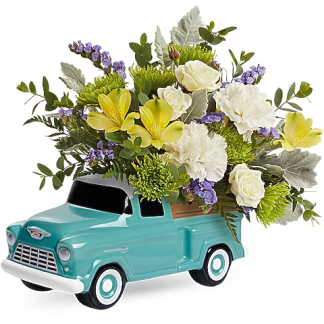 Teleflora's Chevy Trucking Blossoms Bouquet