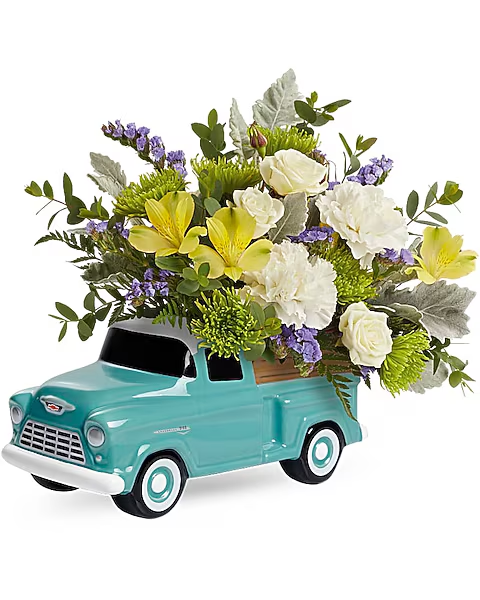 Teleflora's Chevy Trucking Blossoms Bouquet